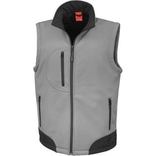 Bodywarmer softshell R123 - Workguard Grey