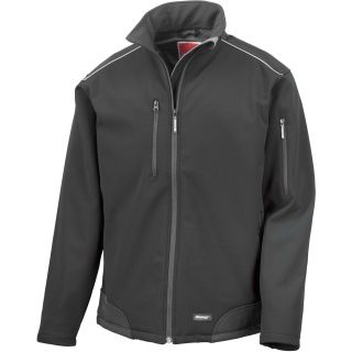 Veste softshell Ripstop R124 - Black