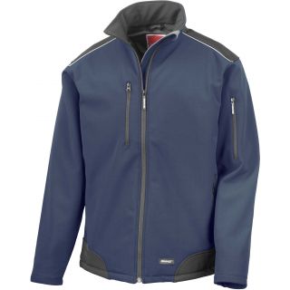 Veste softshell Ripstop R124 - Navy / Black