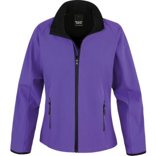 Veste Softshell femme Printable R231F - Purple / Black