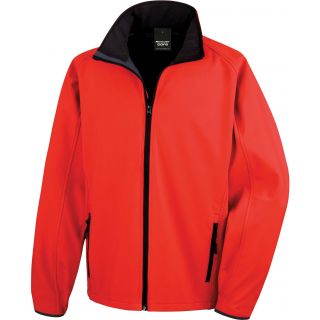 Veste Softshell homme Printable R231M - Red / Black