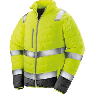 Veste de sécurité toucher doux R325M - Fluorescent Yellow / Grey