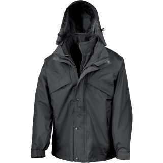 Veste 3 en 1 zip & clic R68 - Black