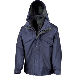 Veste 3 en 1 zip & clic R68 - Navy / Black