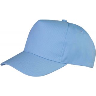 Casquette 5 panneaux Boston RC084X - Sky Blue