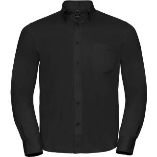Chemise manches longues homme twill RU916M - Black