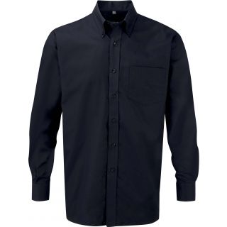 Chemise manches longues homme Oxford RU932M - Black