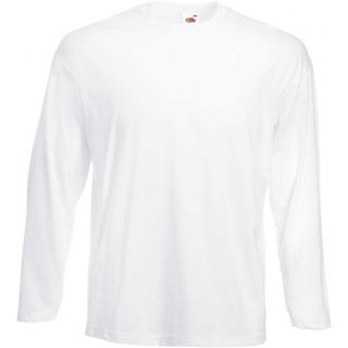 T-shirt homme manches longues Valueweight SC201 - White