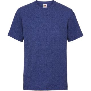 T-shirt enfant manches courtes Valueweight SC221B - Retro Heather Royal