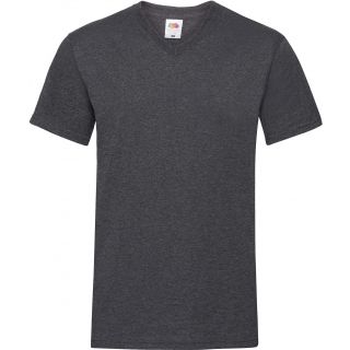 T-shirt homme col V Valueweight SC22V - Dark Heather Grey