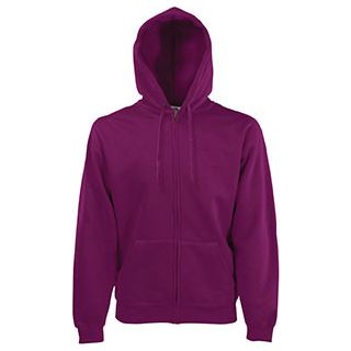 Sweat-shirt homme zippé à capuche classic SC62062 - Burgundy
