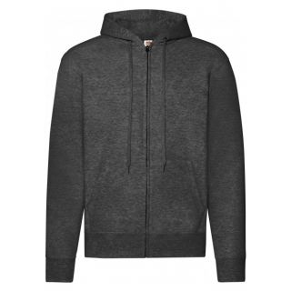 Sweat-shirt homme zippé à capuche classic SC62062 - Dark Heather Grey