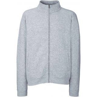 Veste homme molleton zippée classic SC62230 - Heather Grey