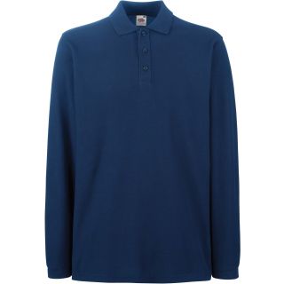 Polo homme manches longues premium SC63310 - Navy