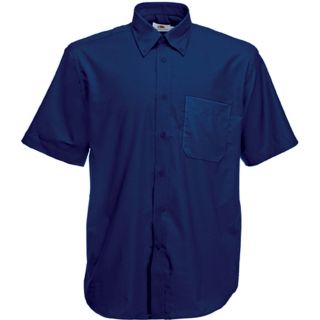 Chemise homme manches courtes oxford SC65112 - Navy