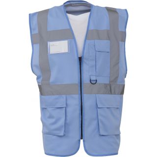Gilet multifonction haute visibilité HVW801 - Sky
