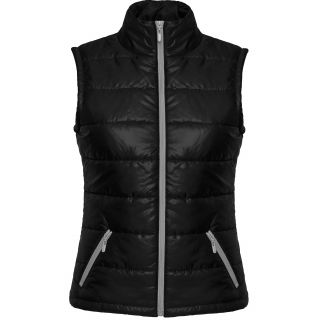 Doudoune sans manche matelassée MONTANA WOMAN noir