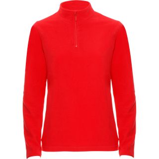 Micropolaire avec col cheminée HIMALAYA WOMAN rouge