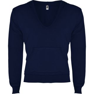 Sweat-shirt homme à capuche col V AMANDUS MARINE