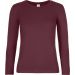 T-shirt manches longues femme #E190 Burgundy - XS