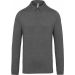 Polo jersey manches longues homme Grey Heather - S