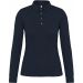 Polo jersey manches longues femme Navy - XS