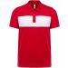 Polo manches courtes adulte Sporty Red / White - S