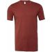 T-shirt homme col rond manches courtes BE3001 - Heather Clay