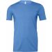 T-shirt homme col rond manches courtes BE3001 - Heather Columbia Blue