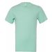 T-shirt homme col rond manches courtes BE3001 - Heather Ice Blue