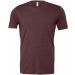 T-shirt homme col rond manches courtes BE3001 - Heather Maroon
