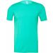 T-shirt homme col rond manches courtes BE3001 - Heather Sea Green