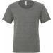 T-shirt homme encolure large BE3406 - Grey Triblend