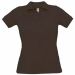 Polo femme manches courtes Safran Pure PW455 - Brown