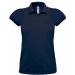 Polo femme manches courtes heavymill PW460 - Navy