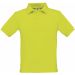 Polo enfant manches courtes Safran SAFE - Pixel Lime