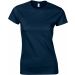 T-shirt femme col rond softstyle 6400L - Navy