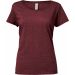 T-shirt femme Softstyle® Deep Scoop 64550L - Maroon