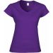 T-shirt femme col V Softstyle GI64V00L - Purple