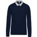 Polo enfant rugby K214 - Navy / White