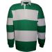 Polo rugby K215 - Kelly Green / White