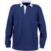 Polo homme rugby uni col blanc K217 - Royal Blue