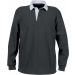 Polo homme rugby uni col blanc K217 - Storm Grey