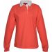 Polo femme rugby uni col blanc K218 - Red