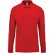 Polo homme piqué manches longues K256 - Red