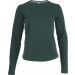 T-shirt femme manches longues col rond K383 - Forest Green