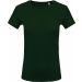 T-shirt femme col rond manches courtes K389 - Forest Green