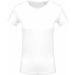 T-shirt femme col rond manches courtes K389 - White