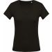 T-shirt femme col V manches courtes K390 - Dark Grey