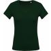 T-shirt femme col V manches courtes K390 - Forest Green